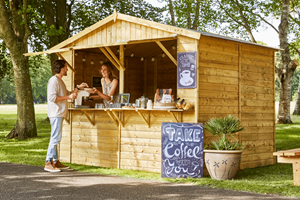 Van Kooten Tuin en Buitenleven Kiosk Santa 300x250 cm - geïmpregneerd
