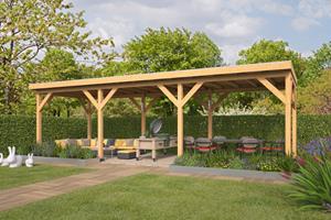 Van Kooten Tuin en Buitenleven Red Class DHZ Zoutelande 900x330 cm basis incl. Schroefpakket