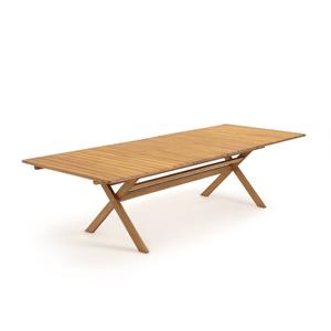 LA REDOUTE INTERIEURS Plooibare tuintafel Réalto, acacia, 2 verlengstukken