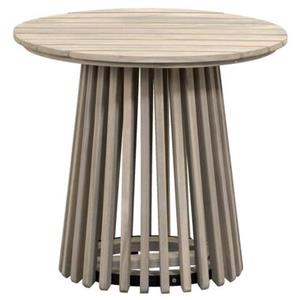 Leen Bakker Bijzettafel Saône - acacia/greywash - 45xØ50 cm