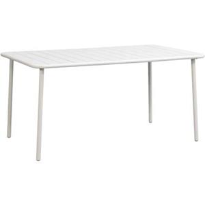 Leen Bakker Tuintafel Vence - metaal zand - 75x150x90 cm