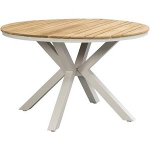 Leen Bakker Tuintafel Perpignan - zand - 76xØ120 cm