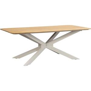 Leen Bakker Tuintafel Perpignan - zand - 75x200x100 cm