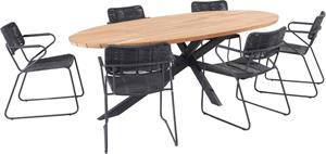 Taste by 4 Seasons Taste Tuinset Swing Prado Teak-Anthracite 240 cm