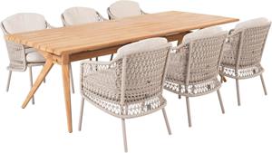 4 Seasons Outdoor Tuinset Puccini Bel Air 240 cm 7-delig