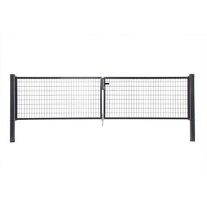 Giardino Dubbele Poort Napoli H 150 X 2 X L 200cm Antraciet
