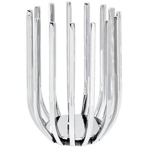Vega Lantaarn Aamu; 19.5x26 cm (ØxH); zilver; rond