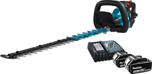 Makita DUH751Z + 5,0 Ah accu (2x) en lader