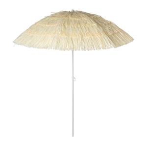 Xenos Hawaii parasol - geel beige - ø160x180 cm
