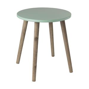 Xenos Bijzettafel Salvador - groen/bruin - ø36x41 cm