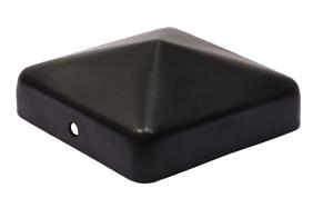 +faseners Paalkap Zwart voor 7 x 7 cm palen- Per Stuk