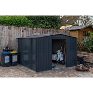 Globel Tuinhuis Dream 1010 - Plaatstaal - Antraciet - 295x299cm