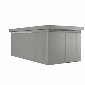 Biohort Tuinhuis Casanova 300x600cm Kwartsgrijs Metallic Deur Rechts
