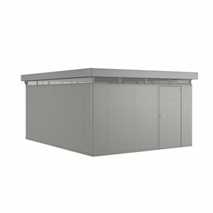 Biohort Tuinhuis Casanova 400x500cm Kwartsgrijs Metallic Deur Rechts