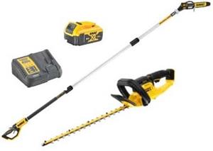 DeWALT DCMPSH56KIT 18V Li-ion Accu Telescopische Kettingzaag (DCMPS567N) + Accu Heggenschaar (DCMHT563N) Set (2x 5.0Ah)
