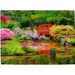 Merkloos Tuinposter Tuin 6 - Pillow Buddies