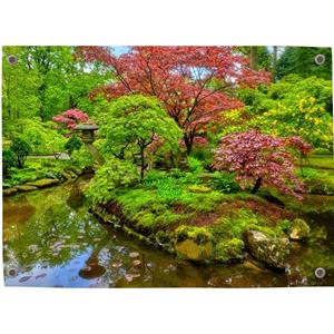 Merkloos Tuinposter Tuin 11 - Pillow Buddies