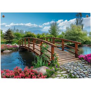 Merkloos Tuinposter Tuin 13 - Pillow Buddies