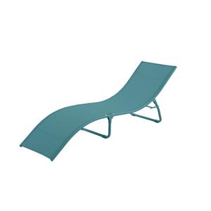 Central Park Ligbed Wave Opvouwbaar Oceaanblauw 65x57x83cm