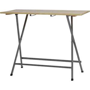 FUNSTAR 101739 Tuintafel Staal, Dennenhout Grijs, Natuur