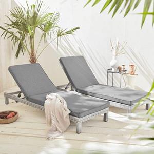 Sweeek  Wicker ligbed, set van 2