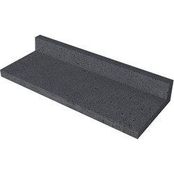 Gardenlux L-element (gewapend) Antraciet 100 x 40 x 15 cm - 