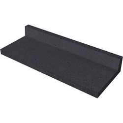 Gardenlux L-element (gewapend) Carbon 100 x 40 x 15 cm - 