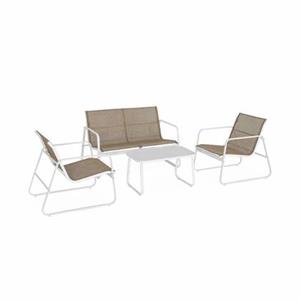 Sweeek  4-zits metalen tuinmeubelset