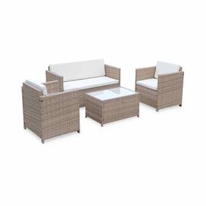 Sweeek  Wicker loungeset 4 plaatsen