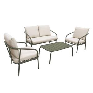Sweeek  Metalen loungeset, 4 zits