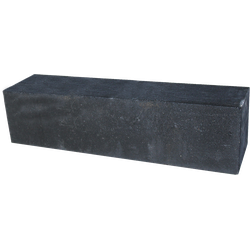 Gardenlux Minimaal 5 stuks! (0.45m²) Palissade block 60x15x15 cm antraciet prijs per stuk - 