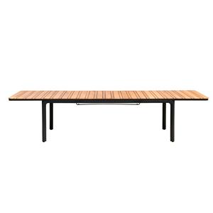 Central Park Tuintafel Lorenzo Uitschuifbaar Aluminium/teak 224-331x100x75cm