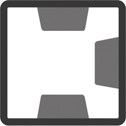 Gardenlux Betonpaal T-paal 10 x 10 x 280 cm - 