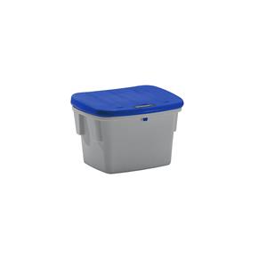 Eurokraft pro Universele - en strooigoedbak, zonder uitneemopening, 60 l, deksel blauw