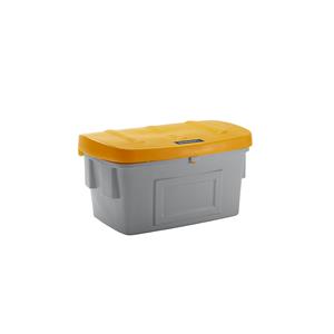 Eurokraft pro Universele - en strooigoedbak, zonder uitneemopening, 400 l, deksel oranje