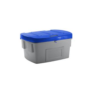 Eurokraft pro Universele - en strooigoedbak, zonder uitneemopening, 550 l, deksel blauw