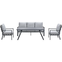 Garden Impressions Senja lounge dining set 4-delig - lgrijs