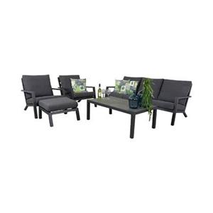 Van der Garde Tuinmeubelen VDG Atlanta loungeset - 5 delig (inclusief hocker)