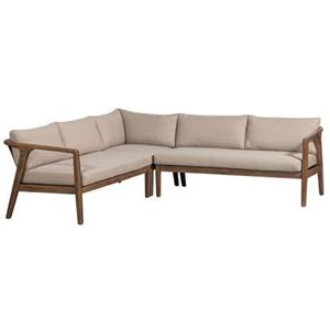 Woood Biam Loungeset - Acacia Hout - Naturel - 67x227x227