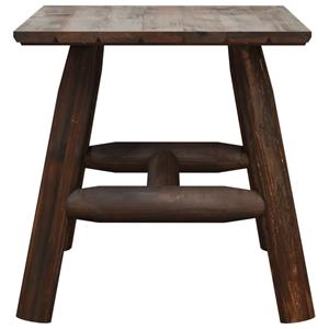 vidaXL Bijzettafel 49x49x50 cm massief vurenhout