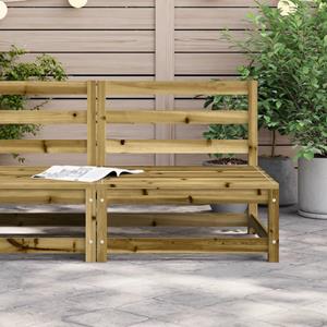 vidaXL Tuinbank zonder armleuning 70x70x67 cm geïmpregneerd grenenhout