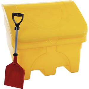 Eurokraft basic Strooigoedbak, inhoud 130 l, geel, vanaf 3 stuks