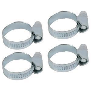 Talen Tools Slangklemmen - 4x - verzinkt staal - 16-25mm - slangen vastzetten/afklemmen -