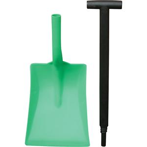 Eurokraft basic 2-delige handschep, lengte 315 mm, groen, vanaf 2 stuks
