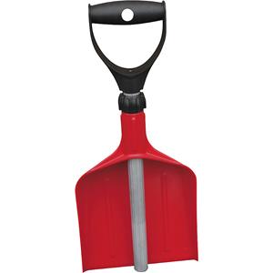 Eurokraft basic Telescopische handschep, lengte 100 mm, rood, vanaf 2 stuks