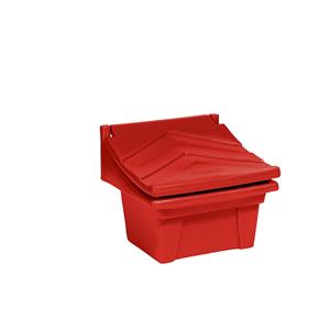 Universele bakken en strooigoedbakken van polyethyleen, inhoud ca. 50 l, rood