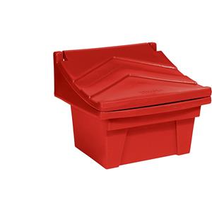 Universele bakken en strooigoedbakken van polyethyleen, inhoud ca. 100 l, rood
