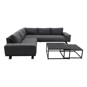 Van der Garde Tuinmeubelen VDG Barcelona|royalty Sunbrella loungeset - sooty