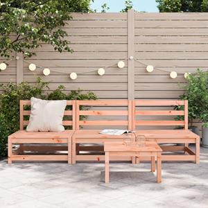 vidaXL Tuinbank zonder armleuningen 3 st 70x70x67 cm douglashout