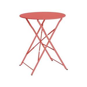 Sweeek  Inklapbare metalen bistro tuintafel Ø60cm, plaats voor 2